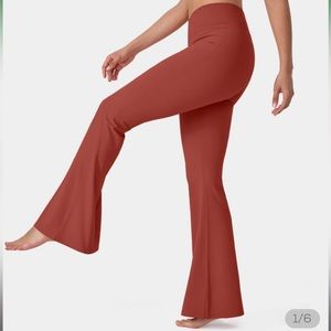 Halara Crossover High Waisted Super Flare Leggings